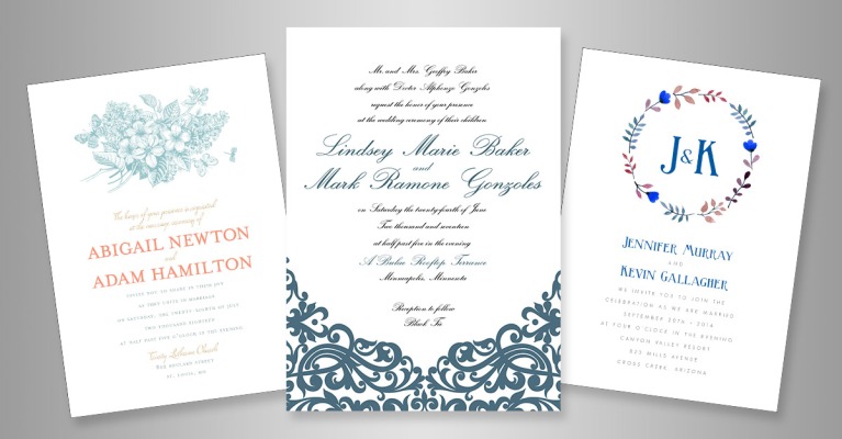 2015 Wedding Invitation Designs